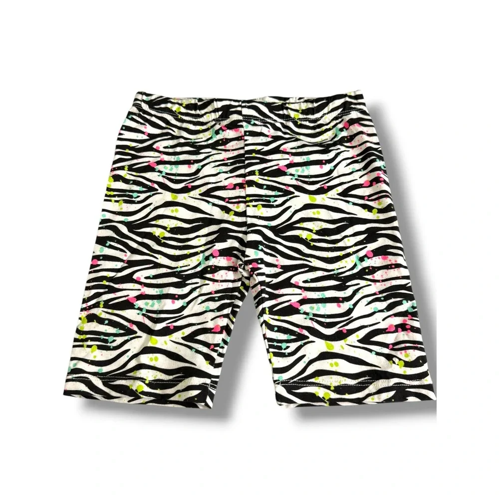 Beautees Girls 2 Piece Love Butterfly Neon Tank Bike Shorts Set Size 6 NWT